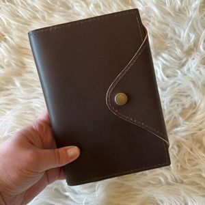 NEW 🦄 PLG Medium Leather Snap Journal in Grizzly 🦄